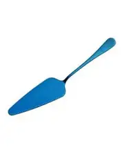  Stainless steel cake shovel titanium plated Toothed triangular shovel pizza golden cake knife baking tool 