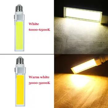 

10W 85-265V COB Corn Light Horizontal Plug Lamp E27/G24 Side lighting LED Aluminum Lighting Illumination Q0KF