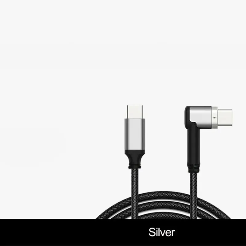 90 градусов 4.3A 87 Вт USB C к type C Магнитный кабель для Macbook huawei Matebook Xiaomi ноутбук мобильный телефон Быстрая зарядка PD магнит