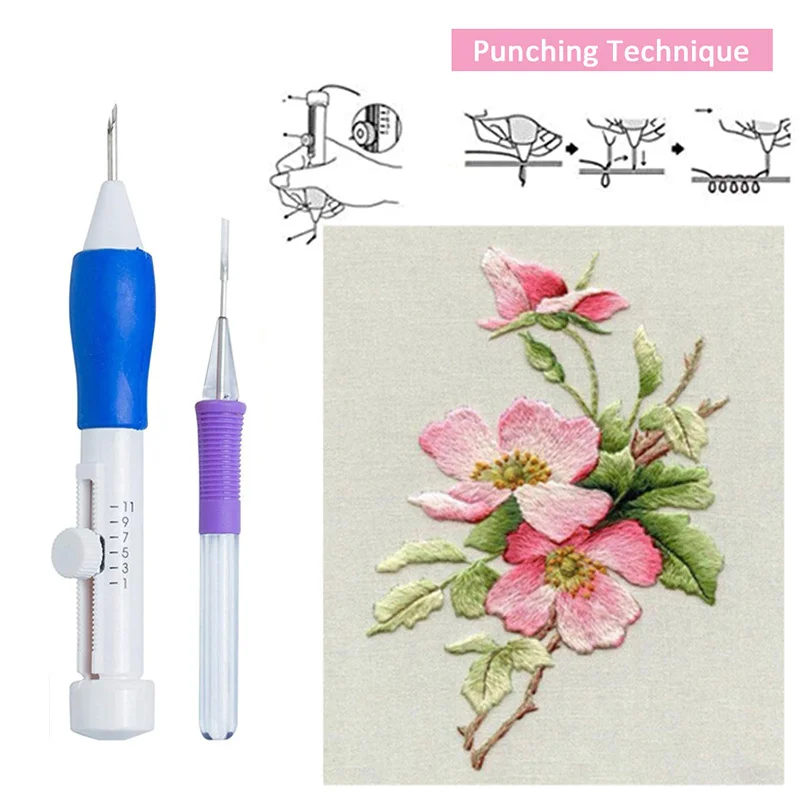 Professional Needle Punching Craft Set Embroidery Pen Practical DIY Home Tool | Дом и сад
