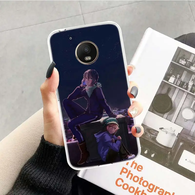 Noragami Йато аниме чехол для Motorola Moto G7 G6 G5S G5 E4 плюс G4 E5 играть X4 Мощность TPU с рисунком индивидуальная крышка телефона