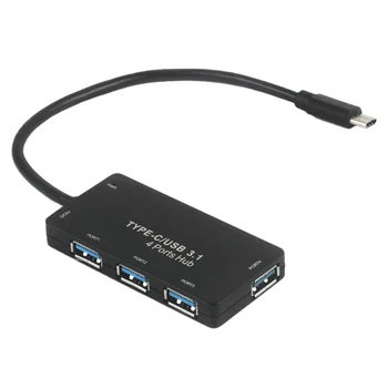 

USB Hub Docking Station Type-C to 3XUSB3.0 3-Port USB-C Hub for Mac book Laptop PC