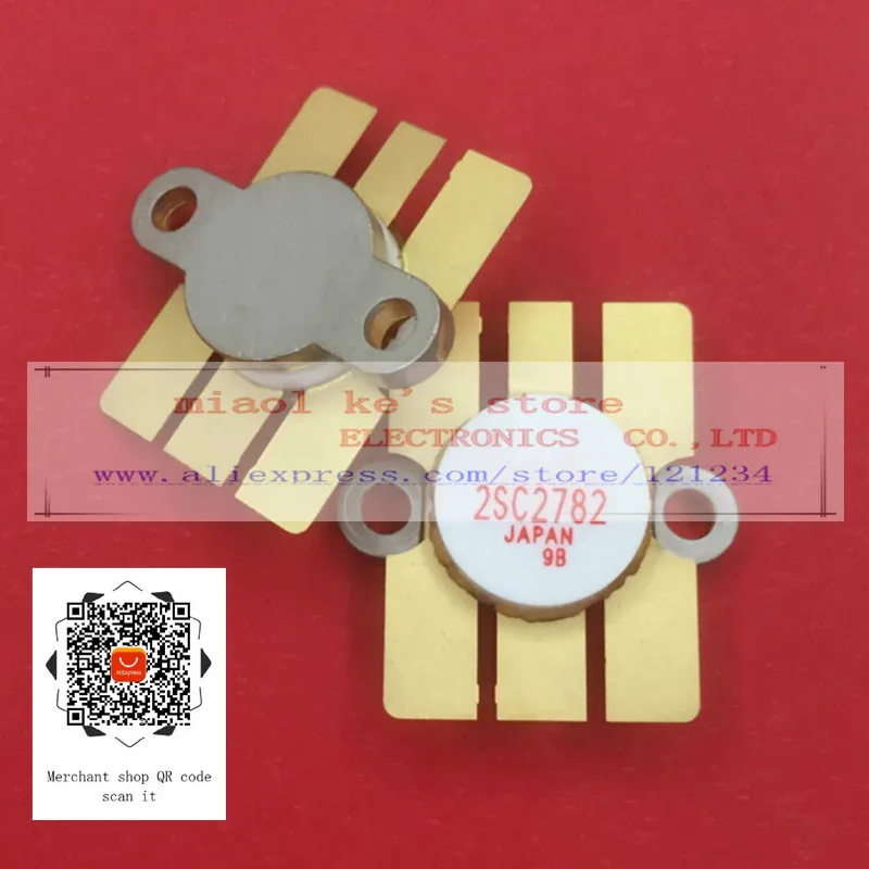 

[1 шт.] 100% оригинал: 2SC2782 2S C2782 [ 36 в 20 А 80 Вт 175 МГц. Транзистор NPN SILICON RF 500 6L FLG