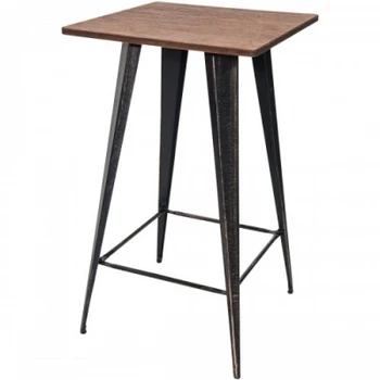 

Bar Table No Chairs Pub Tables Bar Height 40 Inch High Vintage Bistro Table Metal Rectangular bar table coffee table мебель