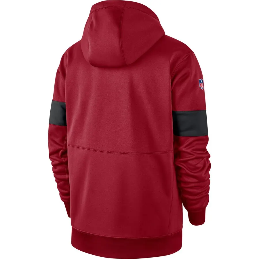 Arizona Cardinals куртки для мужчин Sideline производительность Full-Zip Hoodie