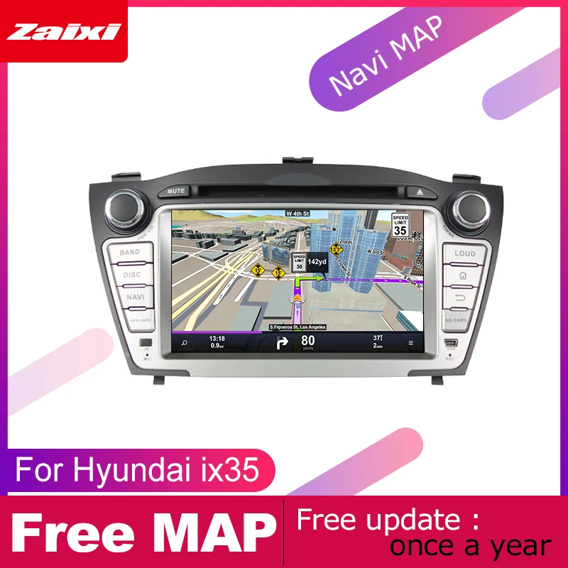 ZaiXi android автомобильный dvd gps мультимедийный плеер для Hyundai ix35 2009 ~ 2015 навигация