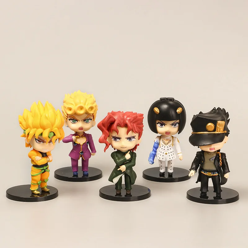 Anime Jojo Bizarre Adventure Figure Kujo Jotaro Figurine Josuke Kakyoin Action Figure Model Toy Doll Gifts for Children