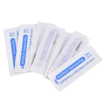 

100pcs Disposable Sterilized Professional Tattoo Needles 3F 5F 7F permanent makeup needles makeup agulha