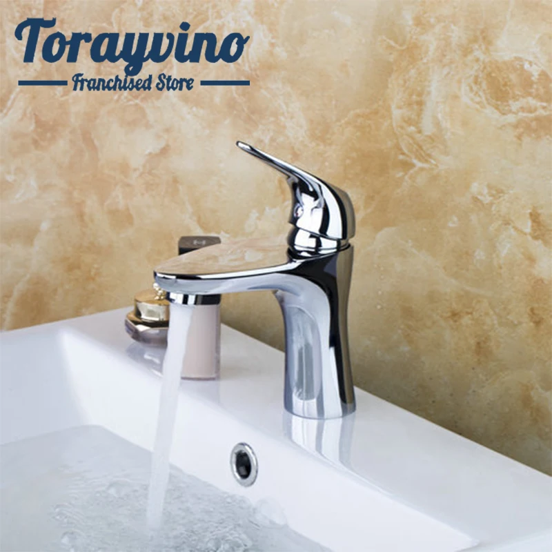 Bagno Rubinetti Calda E Fredda Miscelatore Del Bacino Del Rubinetto Lavabo Bagno Lavandino Rubinetto Del Bagno Della Cascata Ottone Cromo Lucido Lavel