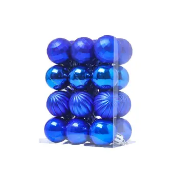 

3cm Christmas Painted Balls/Christmas Ball Gift Box Set/XMAS Decor/Festives Atmosphere Scene Dress Up Supplies/Pendant