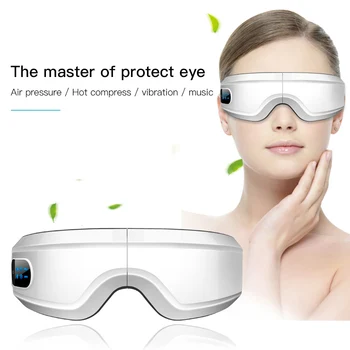 

Bluetooth Eye Massager Air Pressures Eye Care Device Wrinkle Fatigue Eye Vibration Massage Hot Compress Therapy Glasses