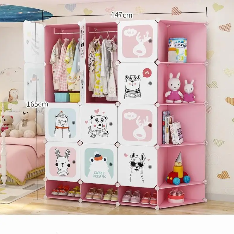 MODEL V Gabinete Placard Moveis Meuble Range Meble Armario De Armazenamento Armadio Mueble шкаф для спальни - Цвет: MODEL V