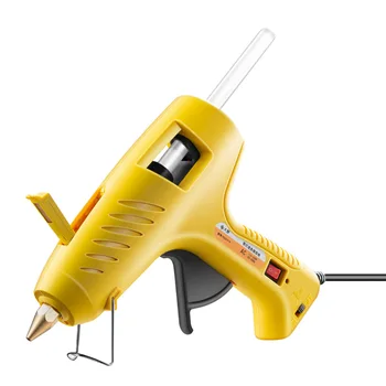 

Hot Melt Glue Gun With Lamp Temperature Adjustable For Stick Paper Hairpin PU Flowers Graft Repair Heat Gun Pneumatic DIY Tools