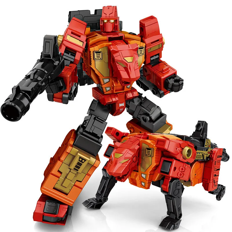 

Wei jiang Transformation Toy Jingang Predaking Djinn Xiao War Peng Fit Storm Tooth Tiger Robot Violently Steel Claw Sword