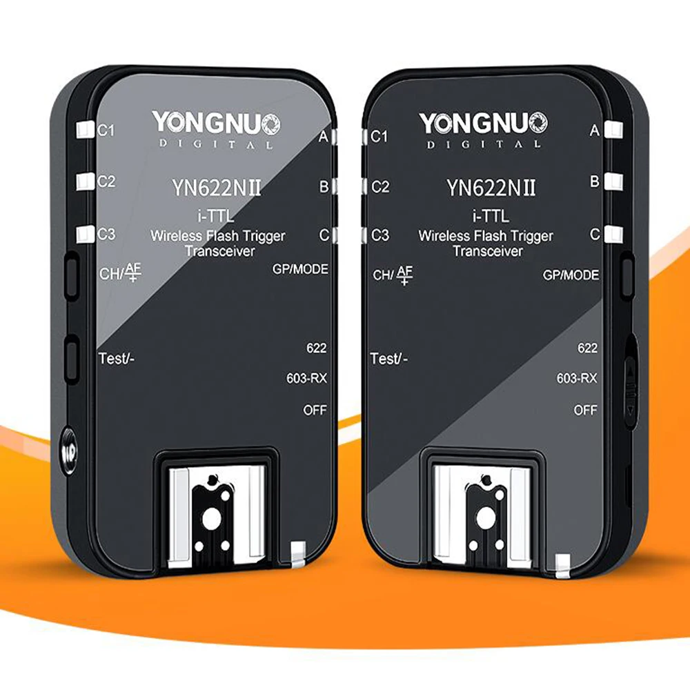 Светодиодная лампа для видеосъемки Yongnuo YN-622N-TX 622N комплект YN 622N II Беспроводной ttl контроллер вспышки триггерные приемопередатчики для Nikon D750 D800 D5100 d3400 N1 N3