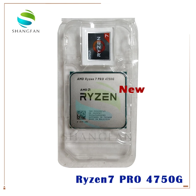 Процессор AMD Ryzen 7 PRO 4750 ГГц 3 6 8 ядер 16 потоков 65 Вт сокет AM4 100-000000145 без вентилятора |