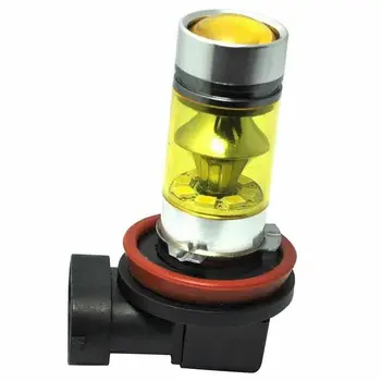 

Hi/Lo LED Light Bulbs Beam 3000K Yellow Fog Lights 100W Aluminum alloy