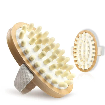 

Wood Hand-Held Natural Massager Body Brush Cellulite Reduction Environment-friendly Portable Tool Anti-cellulite Slimming