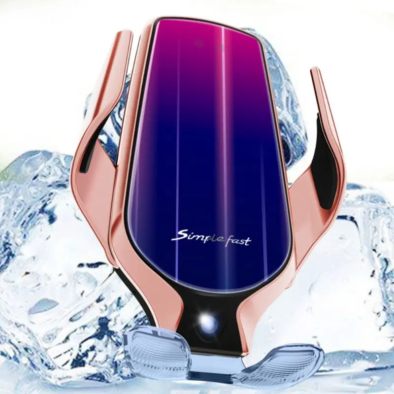 Wireless Charger Car Phone Mount 10W Fast Charging Air Vent Infrared Sensor Charge Holder