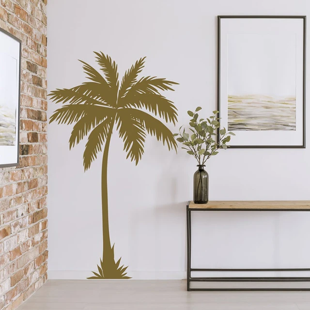 Wall Decals Palm Tree Stickers, Large Tree Wall Sticker