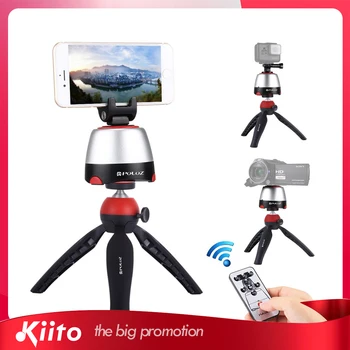 

KIITT0 W4 360 Degree Rotation Panoramic Head with Remote Controller &Tripod Mount &Phone Clamp for Smartphones,GoPro,DSLR