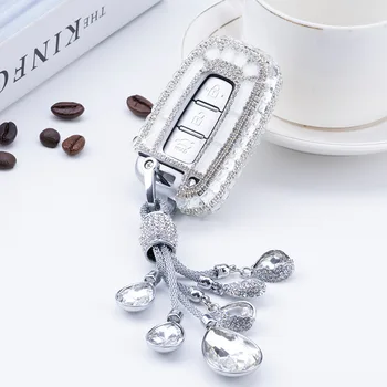 

Diamond 3 4 Button Car Key Case Cover For Hyundai Accent Elantra IX35 Genesis Coupe Sonata S264 Remote Smart Protection Shell