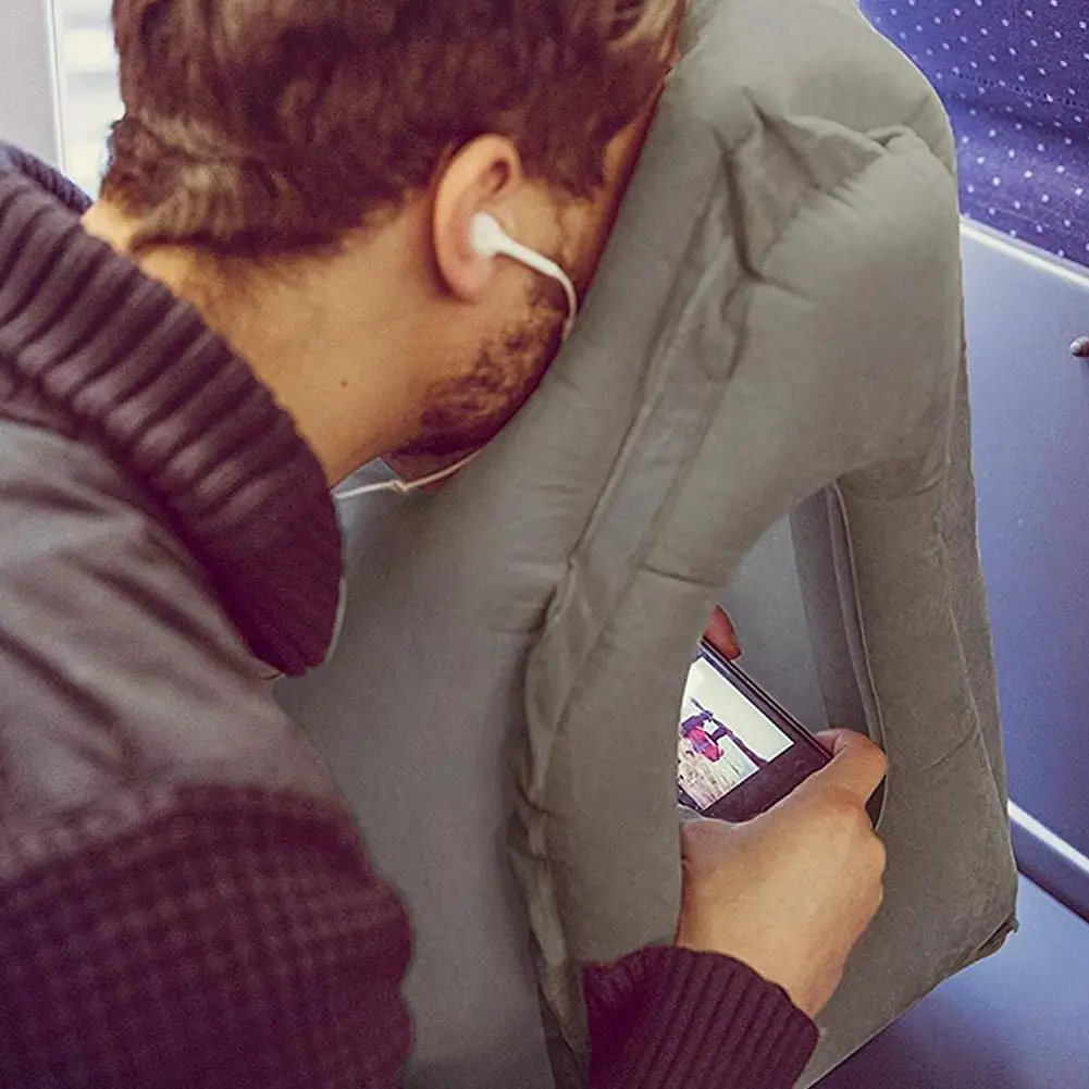 Пассажирский самолет надувная подушка спящий инструмент наружная офисная подушка для обеденного перерыва портативная Защитная надувная