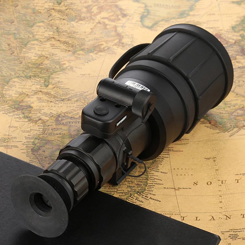

The third generation of high-definition helmet-mounted night vision can use infrared telescopes for hunting patrols in the night
