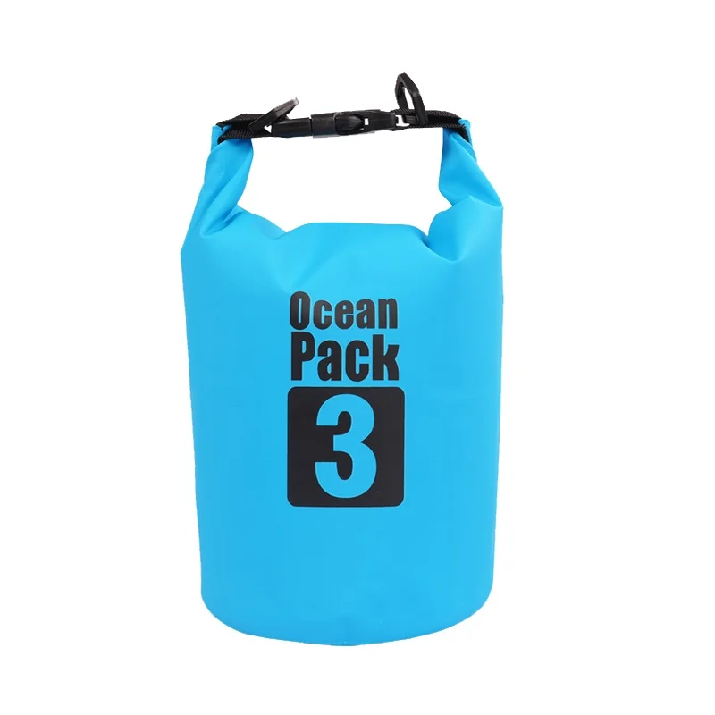 2L 3L 5L плавания водонепроницаемая сумка, ПВХ Открытый Водонепроницаемый сухой мешок Водонепроницаемость плавательный сумка восходящий мешок для водонепроницаемая сумка сотовый телефон - Цвет: blue 3L
