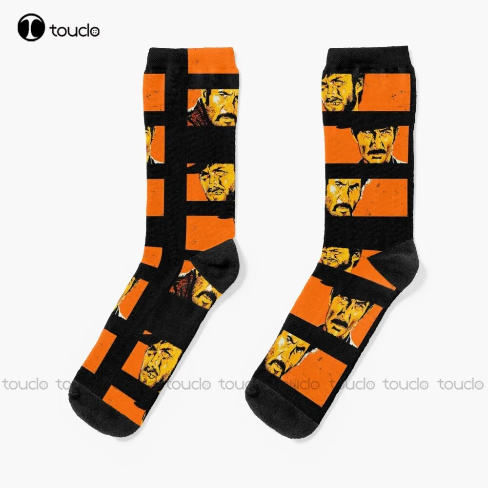 

The Good The Bad And The Ugly - Western Socks Usa Socks Thanksgiving Christmas New Year Gift Unisex Adult Teen Youth Socks Sock