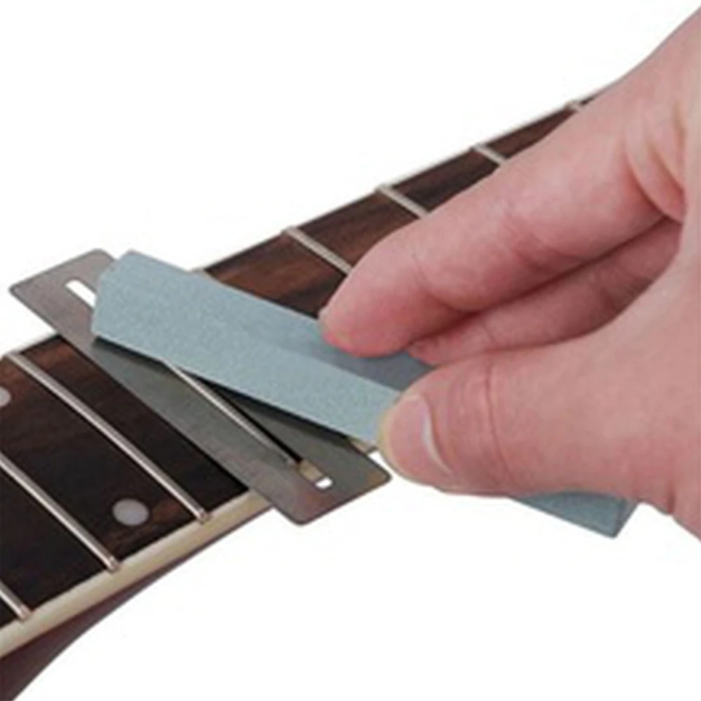 

Guitar Fret Repairing Tool Set Musical Instrument Millstone Shims Repairing Sanding Cleaning Polish Luthier Tool