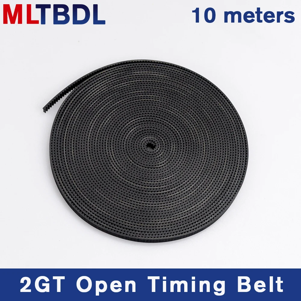 10 м GT2 6mm открытый ремень ГРМ Ширина 6/9/10 мм с резиновой лентой шаг 2 2GT зубчатый для