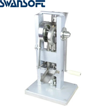 

SWANSOFT TDP-0 15KN stainless steel manual milk chip calcium tablet making machine tablet press machine