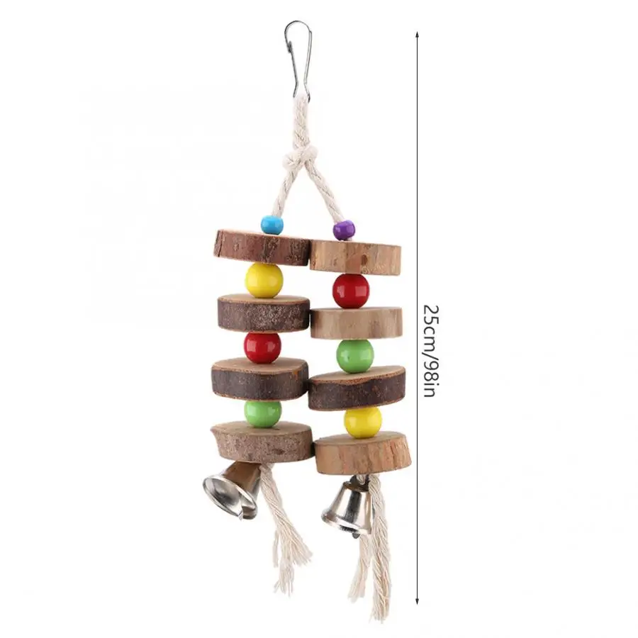 Pet Bird Climb укус жевательная игрушка красочные дверь деревянного шкафчика висящего на струны блоки, игрушки, товары для домашних животных