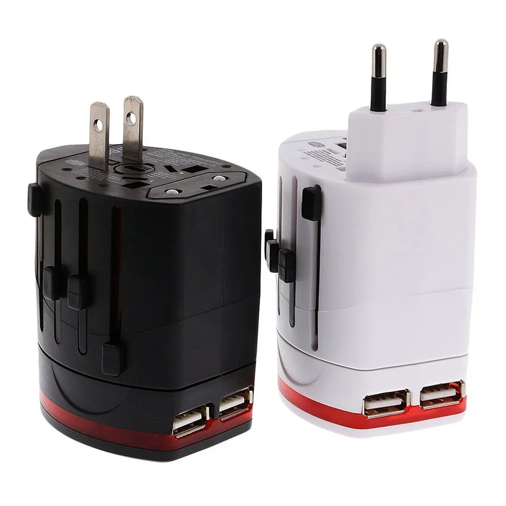 2.1A Dual Usb Port Conversion Socket Universal World Travel Power Adapter Plug Multifunctional | Обустройство дома