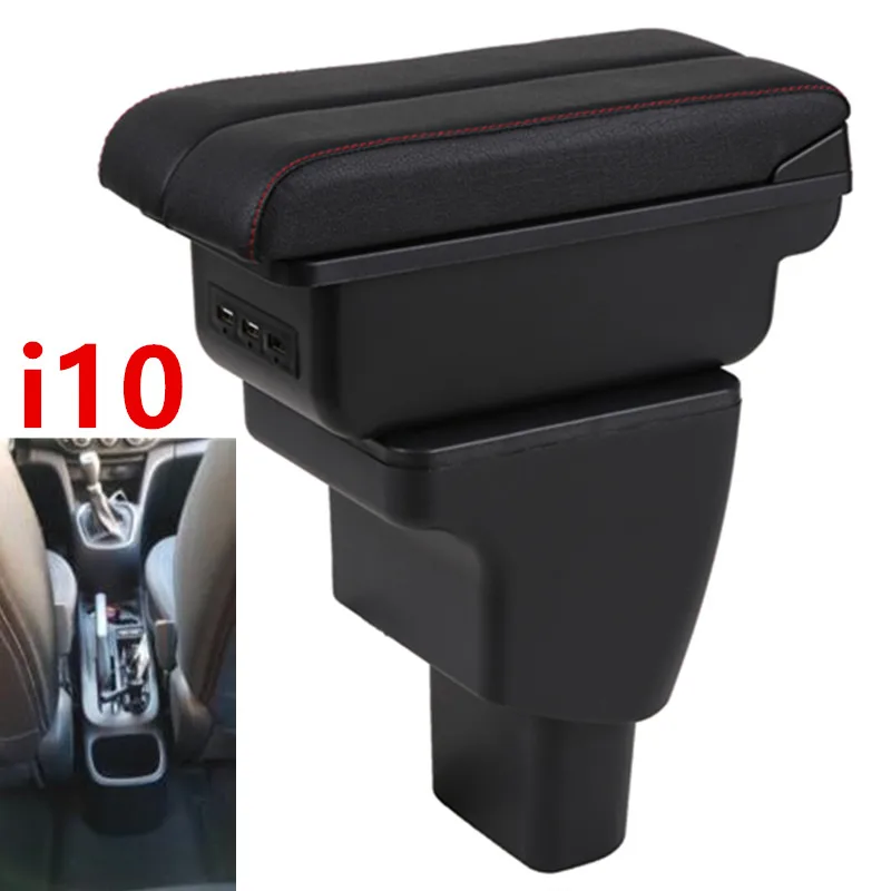 For Hyundai i10 armrest box central Store content storage interior car-styling decoration accessories parts 2015-2018 | Автомобили и