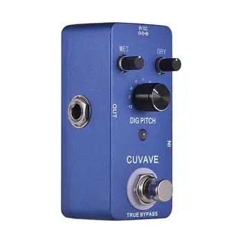 

Pitch Box Compact Effect Pedal Harmony Pitch Shifting Detune 9 Mode True Bypass Guitar Pedal with Pedal Connector Accessory