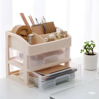 

Makeup Organizer, Multi-layer Dustproof And Moisture-proof Plastic Desktop Drawer Cosmetic Organizer Storage Box