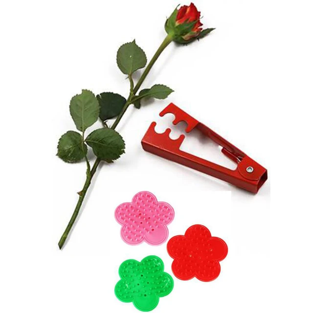 1pc Flower Stem Burr Pliers, Leaf Thorn Stripper, Rose Thorn Remover, For  Garden