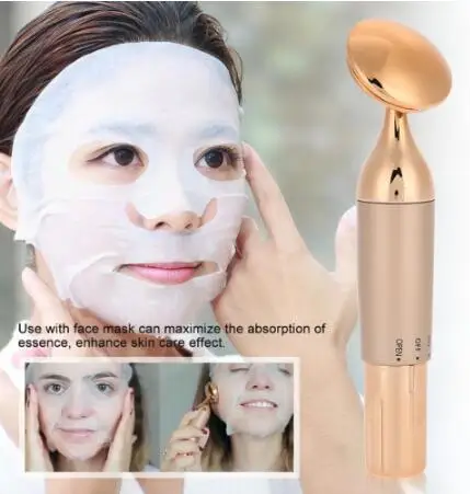 Ultrasonic Ion Face Slimming Tighten Massager Shrink Pore Face Beauty Device Facial Skin Lifting Sp
