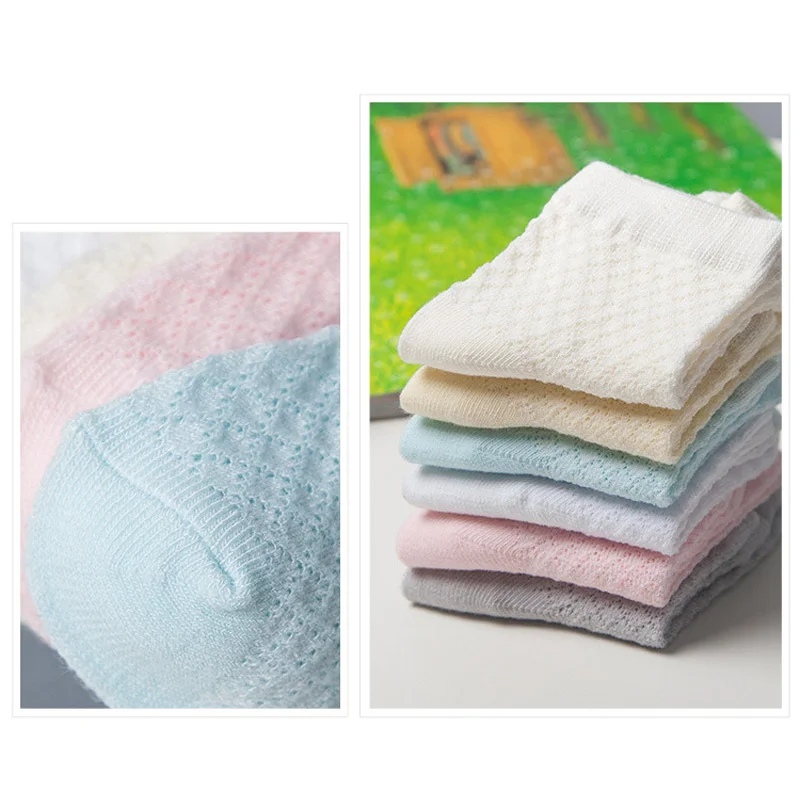 Новое поступление 6 шт./лот осенние короткие детские носки для новорожденных малышей и детей ясельного возраста смесь цветов детские носки для детей 0-3 лет, годы детская одежда