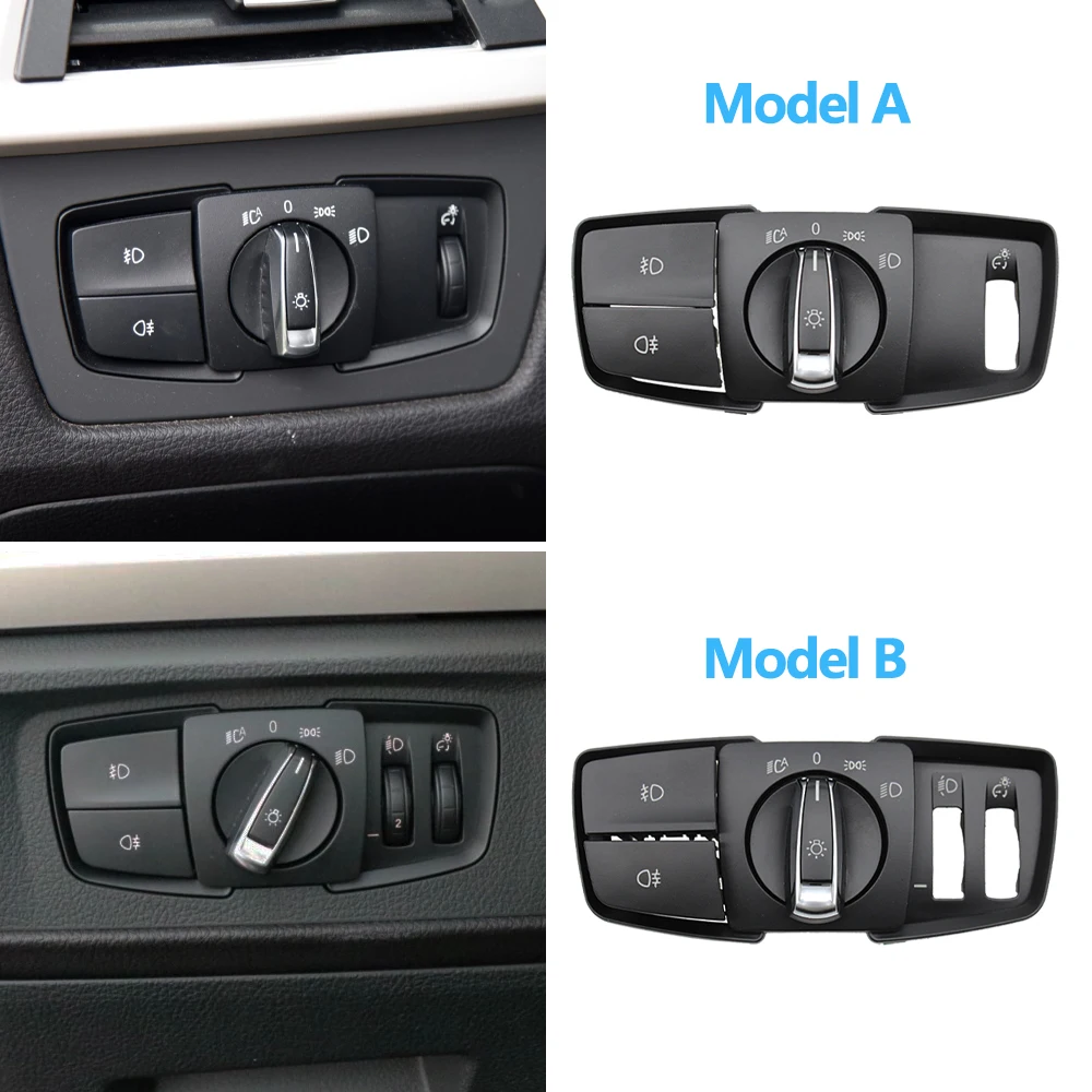 HeadLamp Rotary Foglight Button Headlight Switch Cover Panel For