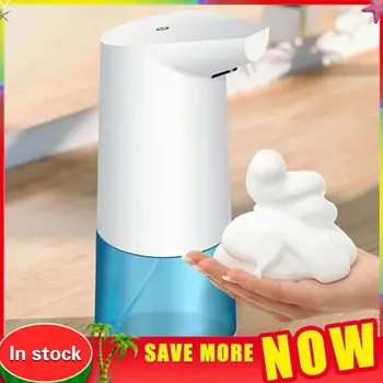 

350mL Automatic Liquid Soap Dispenser Induction Foaming Hand Washing Device for Kitchen Bathroom (Without Liquid)
