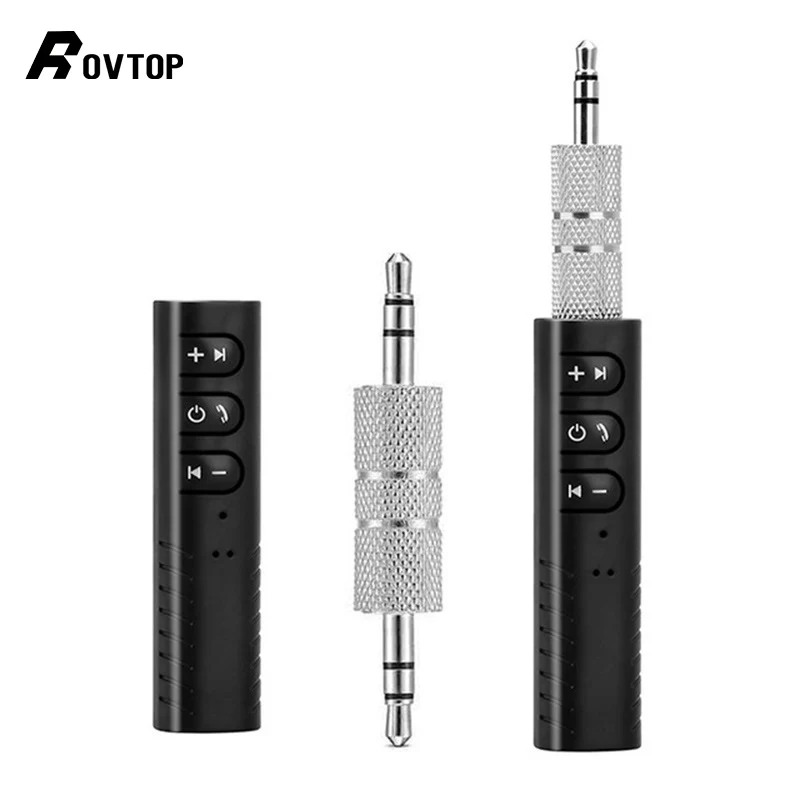 Универсальный автомобильный комплект Rovtop с Bluetooth мини-разъем 3 5 мм Aux ресивер