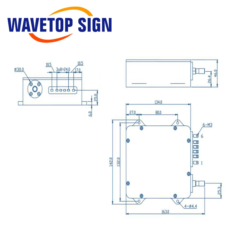 WaveTopSign 450nm 15w 35w 45w Semiconductor Laser Module