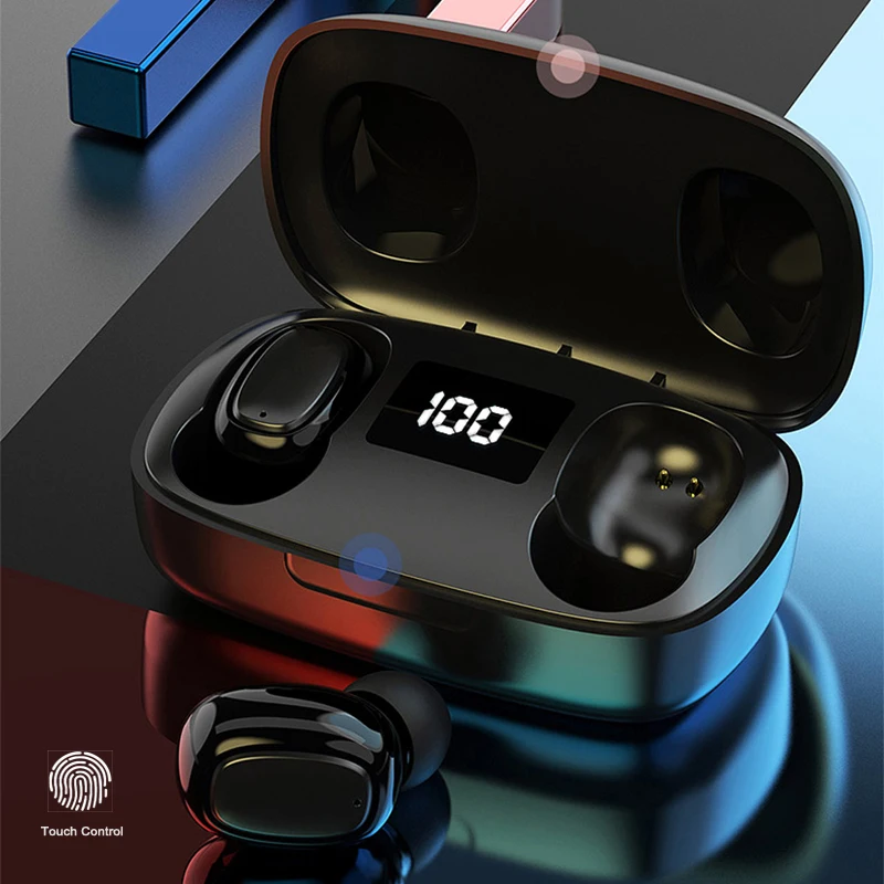 Беспроводные наушники TWS Bluetooth 5 0 водонепроницаемые стереонаушники с микрофоном