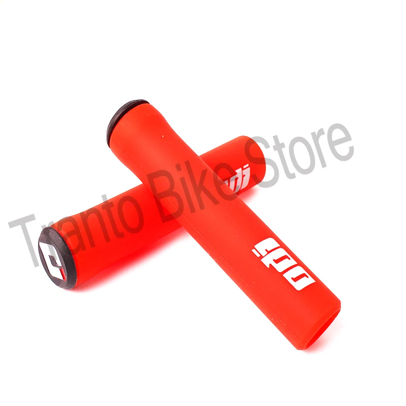 Red-1pair 1 пара ODI Упоры для рук на руль велосипеда дети силикагель руль велосипедная ручка мягкий горный велосипед ручка бар ручки Аксессуары для велосипеда - Цвет: Red-1pair