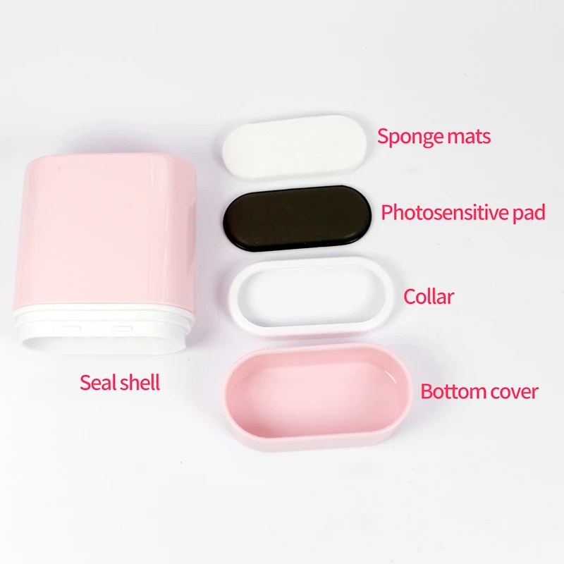 Signature Name Stamp Personalized Photosensitive Flash Seal Self Inking Stamp