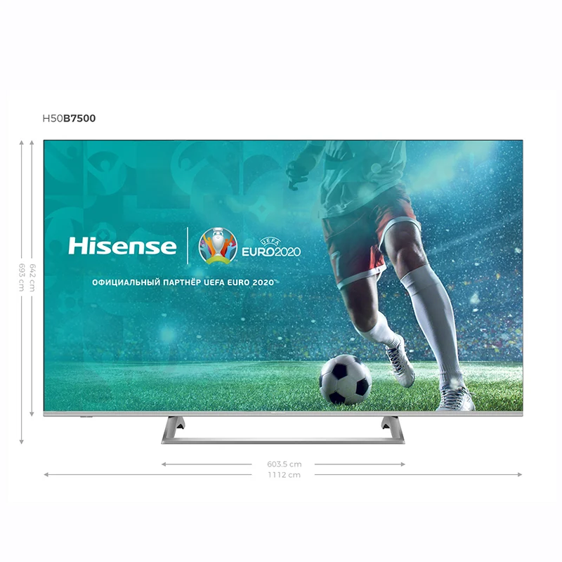 Телевизор Hisense 50" H50A6140 4K Smart TV Mеталлической Подставка