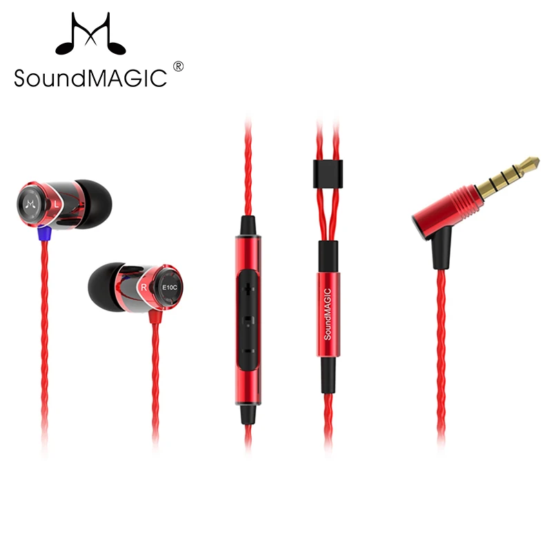 SoundMAGIC Sound MAGIC E10C наушники-вкладыши с микрофоном и функцией изменения громкости шумоизолирующие наушники-вкладыши Hi-Fi стерео наушники